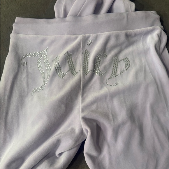 Juicy Couture Pants - Juicy Couture Light Purple Sweatpants with Sparkling Logo